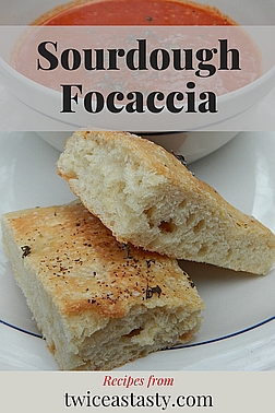Sourdough isn’t traditional for focaccia, but it’s one of the few sourdough breads you can cut and eat hot. Get focaccia recipes at TwiceasTasty.com.