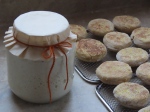 Sourdough Starter and English Muffins